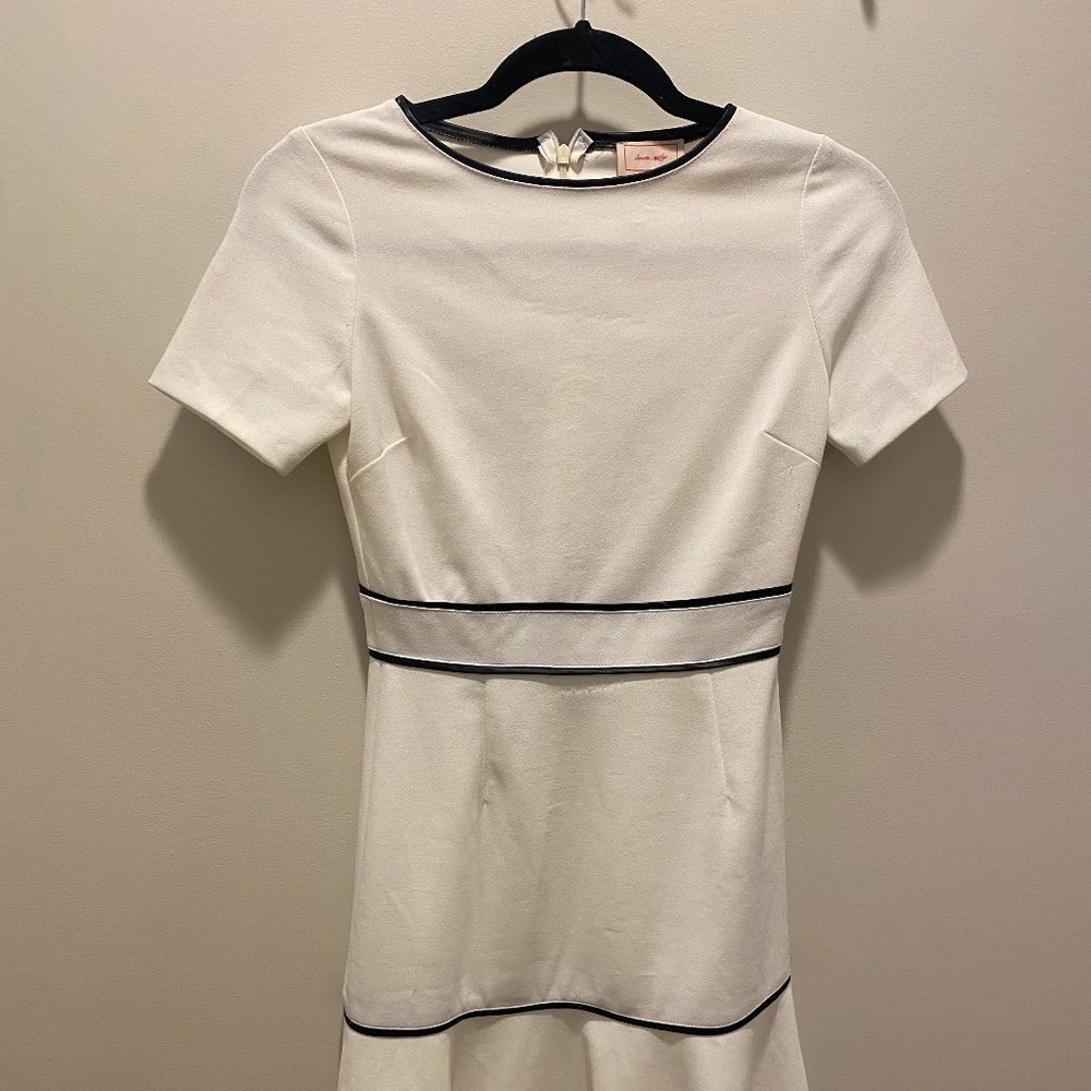 NWT White peplum/mermaid style dress